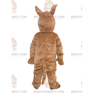 Costume da mascotte cane marrone con muso lungo BIGGYMONKEY™ -