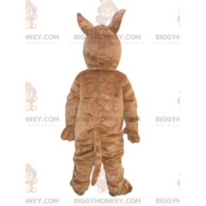 Costume da mascotte cane marrone con muso lungo BIGGYMONKEY™ -