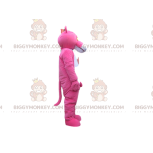 BIGGYMONKEY™ Costume da mascotte Pantera rosa con grande naso