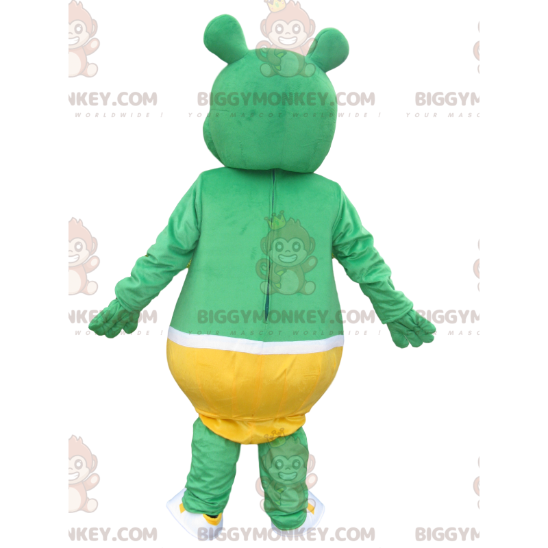 Disfraz de mascota BIGGYMONKEY™ Osito verde con calzoncillos de