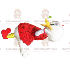 Daisy BIGGYMONKEY™ Mascot Costume With Red Halloween Dress –