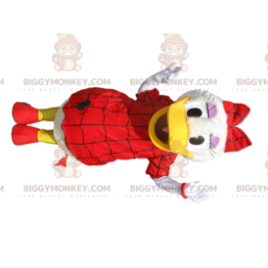 Daisy BIGGYMONKEY™ Mascot Costume With Red Halloween Dress –