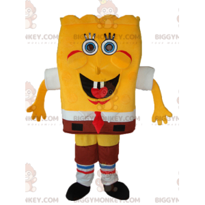 BIGGYMONKEY™ Mascot Costume SpongeBob, den sjove gule svamp -