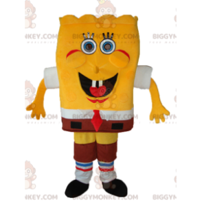 BIGGYMONKEY™ Mascot Costume SpongeBob, den roliga gula svampen