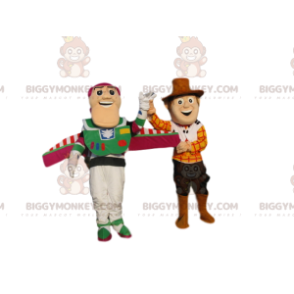 Toy Story Buzz Lightyear και Woodie BIGGYMONKEY™ Mascot Costume
