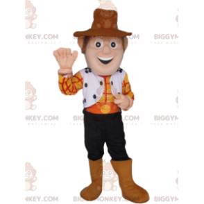 BIGGYMONKEY™ costume mascotte di Woody, il fantastico cowboy di