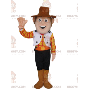 BIGGYMONKEY™ mascottekostuum van Woody, de geweldige cowboy uit