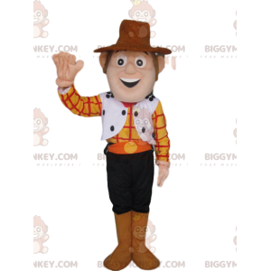 Disfraz de mascota BIGGYMONKEY™ de Woody, el asombroso vaquero