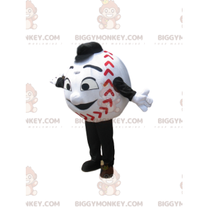 Kostým maskota Big Smile White Baseball BIGGYMONKEY™ –