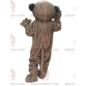 Costume de mascotte BIGGYMONKEY™ de lémurien marron avec de