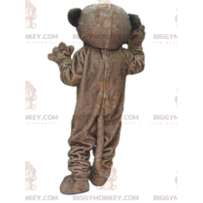 Costume de mascotte BIGGYMONKEY™ de lémurien marron avec de