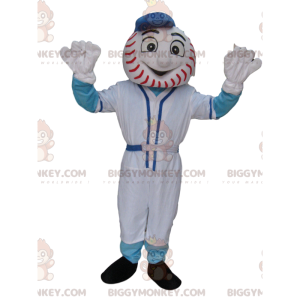 Kostým maskota sněhuláka BIGGYMONKEY™ s baseballovou kulovou