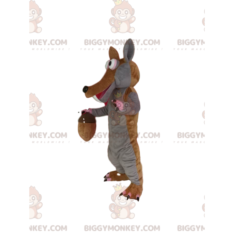 Kostium maskotka Scrat z epoki lodowcowej BIGGYMONKEY™ -