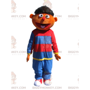 BIGGYMONKEY™ Mascot Costume Very Funny Brown Man With Colorful