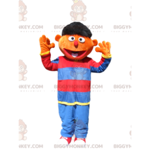 BIGGYMONKEY™ Mascot Costume Very Funny Brown Man With Colorful