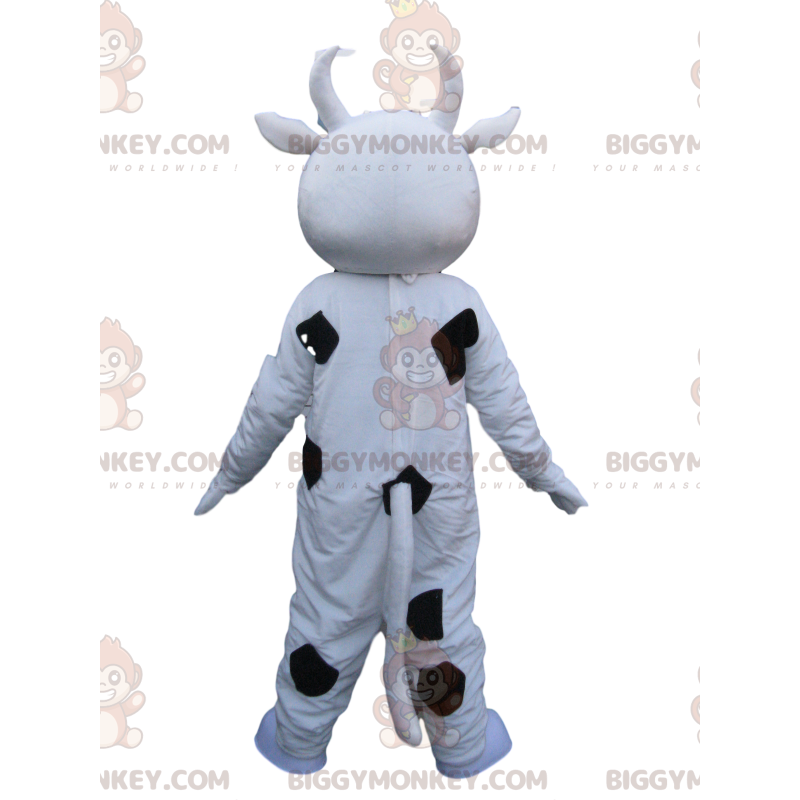 Black and White Cow BIGGYMONKEY™ Mascot Costume. cow costume -