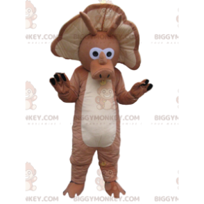 Costume della mascotte del Triceratopo BIGGYMONKEY™. Costume da