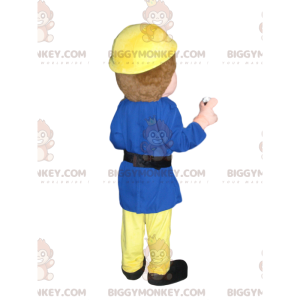 Costume da mascotte da soccorritore BIGGYMONKEY™ con elmetto