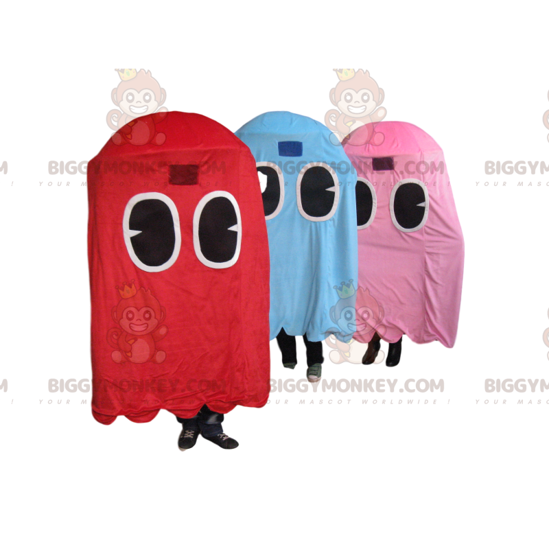 BIGGYMONKEY™ Mascot Costume Trio fra spøgelserne fra Pacman