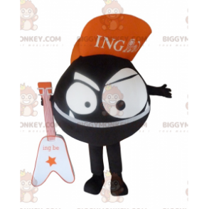 Costume de mascotte BIGGYMONKEY™ de petit monstre noir -