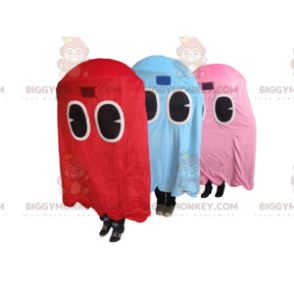 BIGGYMONKEY™ Costume da mascotte Trio dai fantasmi di Pacman