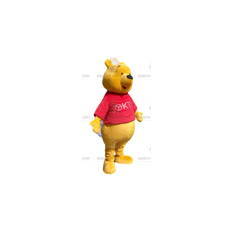 Winnie The Pooh BIGGYMONKEY™ Mascot Costume With Red Jersey –