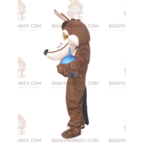 Costume de mascotte BIGGYMONKEY™ de Coyote, du cartoon Bip Bip