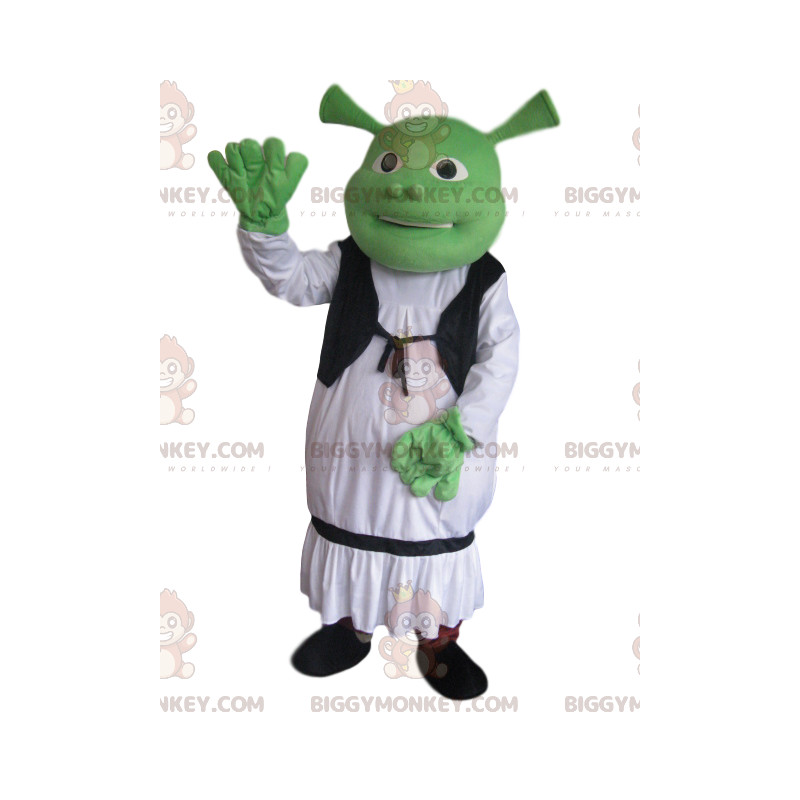 Traje de mascote BIGGYMONKEY™ do Shrek, o Ogro de Walt Disney –