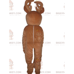 BIGGYMONKEY™ Costume da mascotte da renna divertente con un