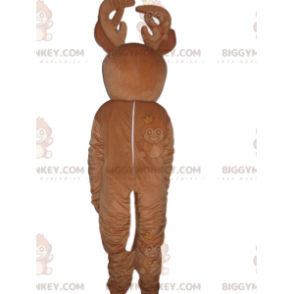 Kostium maskotka zabawny renifer BIGGYMONKEY™ z pięknym