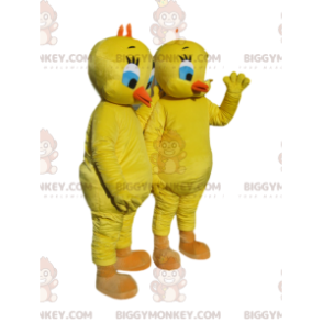 Dúo de disfraces de mascota Tweety BIGGYMONKEY™, de la