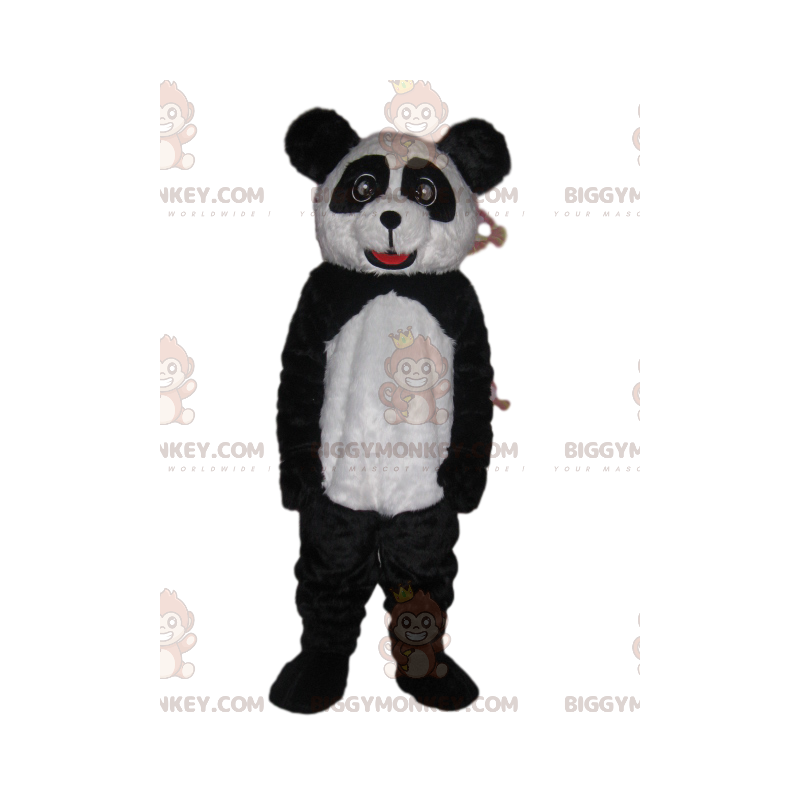 BIGGYMONKEY™ Maskottchen-Kostüm eines schwarz-weißen Pandas mit