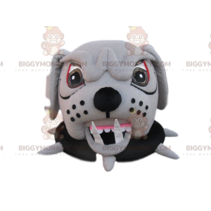 Tête de Costume de mascotte BIGGYMONKEY™ de bull-dog agressif