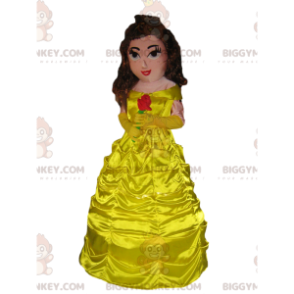 Prinses Belle BIGGYMONKEY™-mascottekostuum van Belle en het