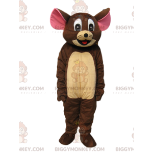 BIGGYMONKEY™ maskotdräkt av Jerry, den söta musen från den