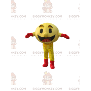 Disfraz de mascota BIGGYMONKEY™ de Pac-man, el personaje