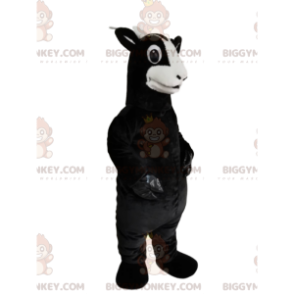 Costume de mascotte BIGGYMONKEY™ de chèvre noire avec un beau