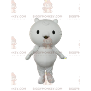 Disfraz de mascota BIGGYMONKEY™ de Little White Cat con Little