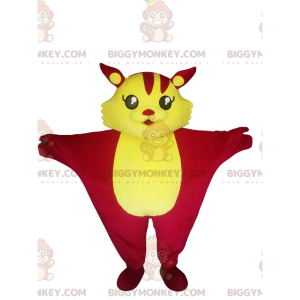 Kostium maskotki BIGGYMONKEY™ Mała fuksja i żółtego latającego