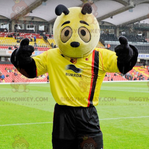 Kostým maskota žluté a černé pandy BIGGYMONKEY™ – Kostým