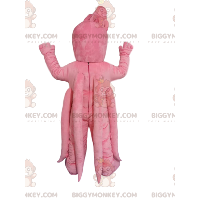 BIGGYMONKEY™ Costume da mascotte da polpo rosa gigante e