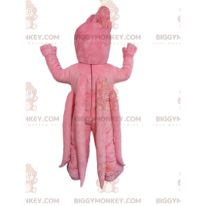 BIGGYMONKEY™ kæmpe lyserød blæksprutte og babymaskotkostume -