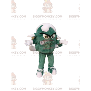 BIGGYMONKEY™ mascot costume of little green monster with