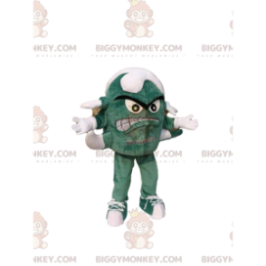 BIGGYMONKEY™ mascot costume of little green monster with