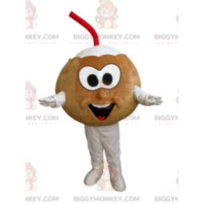 Costume de mascotte BIGGYMONKEY™ de noix de coco avec une