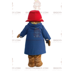 Costume de mascotte BIGGYMONKEY™ d'oursonne avec un manteau