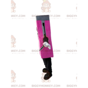 Kostium maskotki BIGGYMONKEY™ w kolorze fuksji z ekranem -