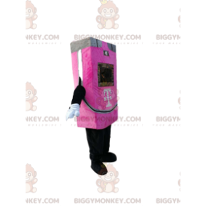 Costume da mascotte BIGGYMONKEY™ con macchina automatica fucsia