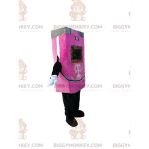 Costume de mascotte BIGGYMONKEY™ de machine automatique fushia