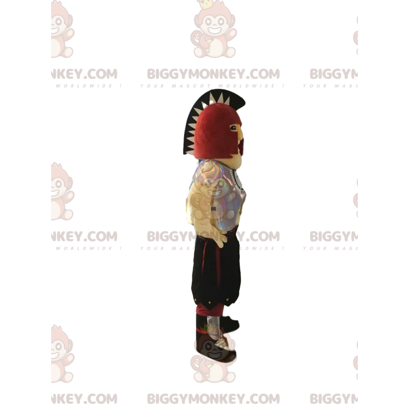 Warrior BIGGYMONKEY™ Mascot Costume with Roman Helmet and